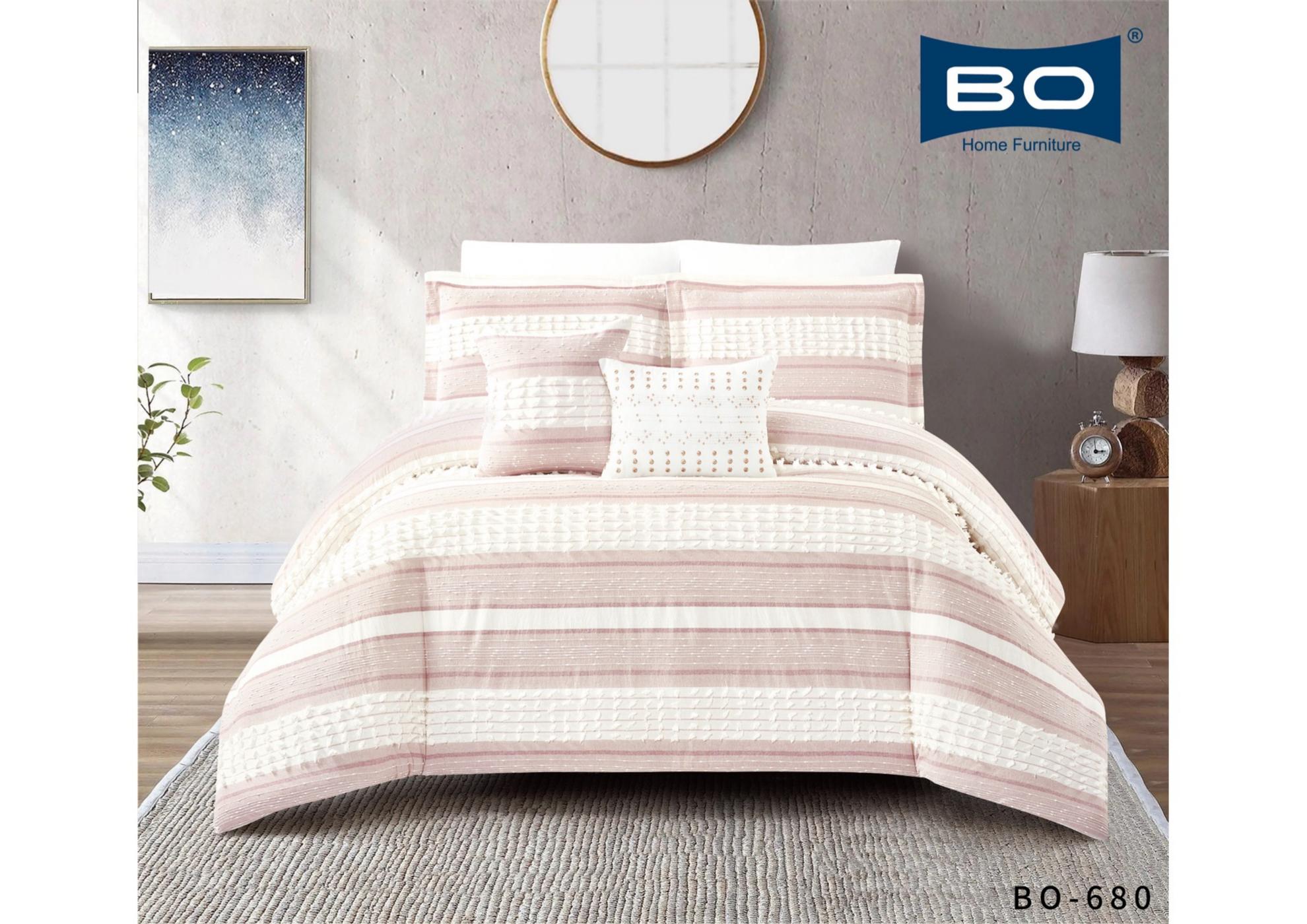 لحاف قطن كتان نفرين 8 قطع