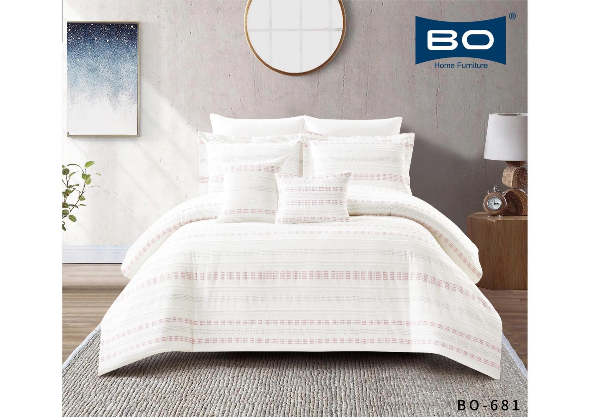 لحاف قطن كتان نفرين 8 قطع