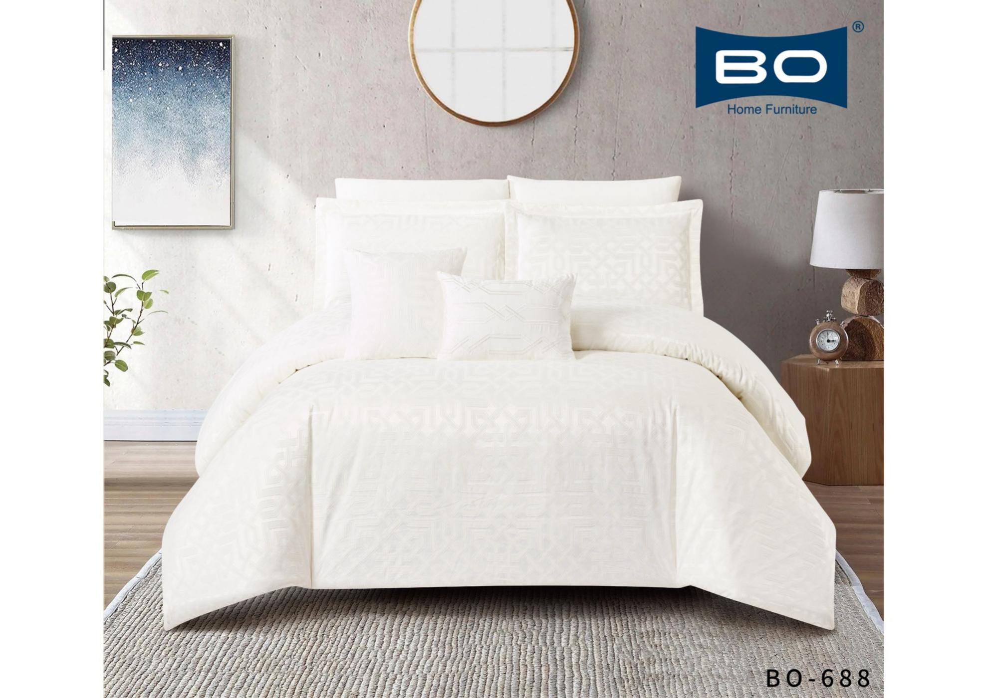 لحاف قطن كتان نفرين 8 قطع