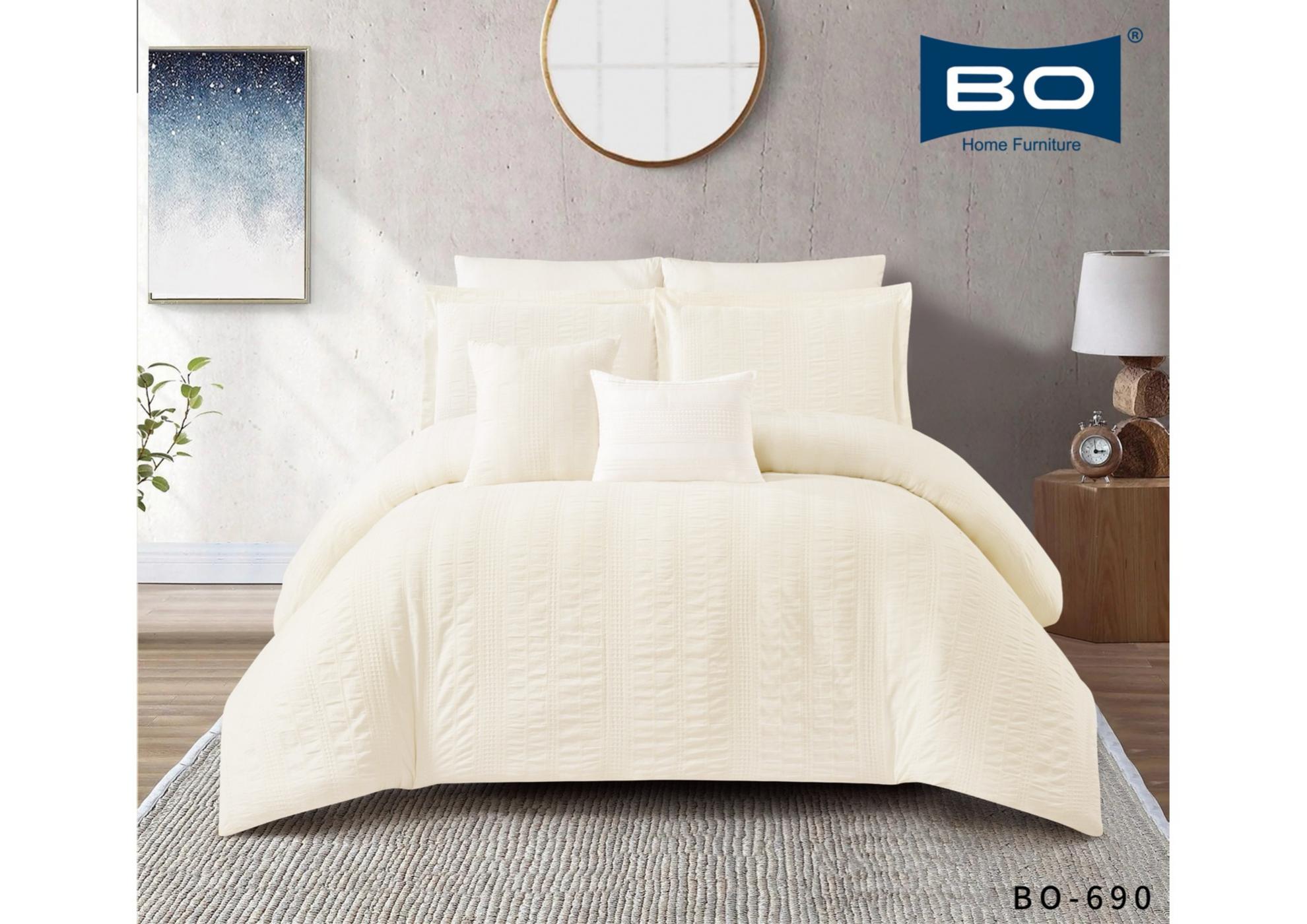 لحاف قطن كتان نفرين 8 قطع