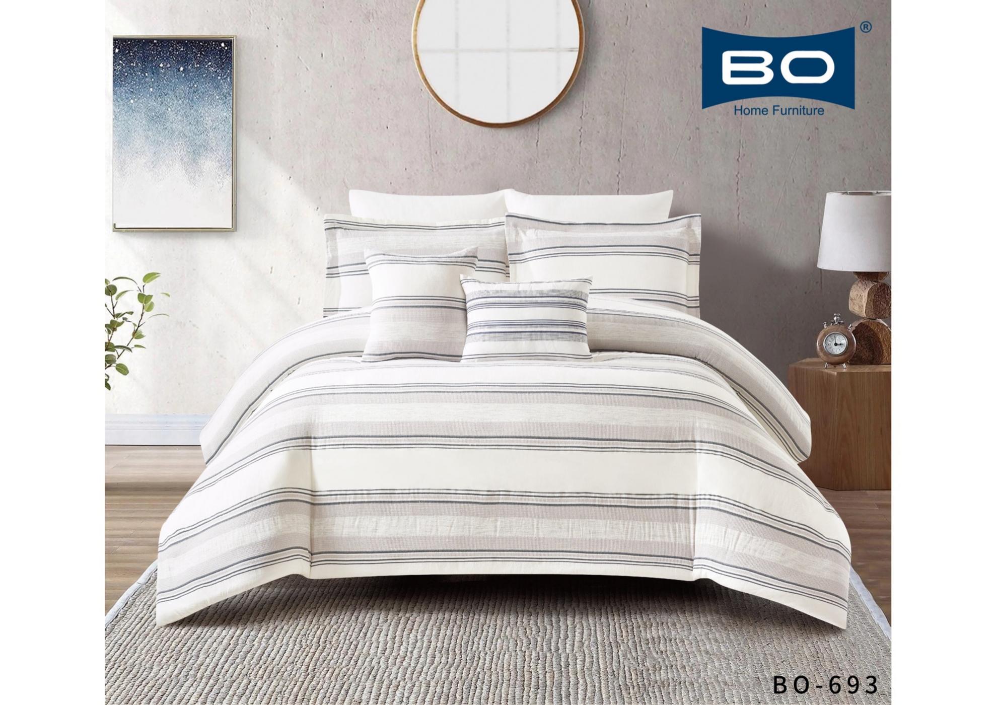 لحاف قطن كتان نفرين 8 قطع