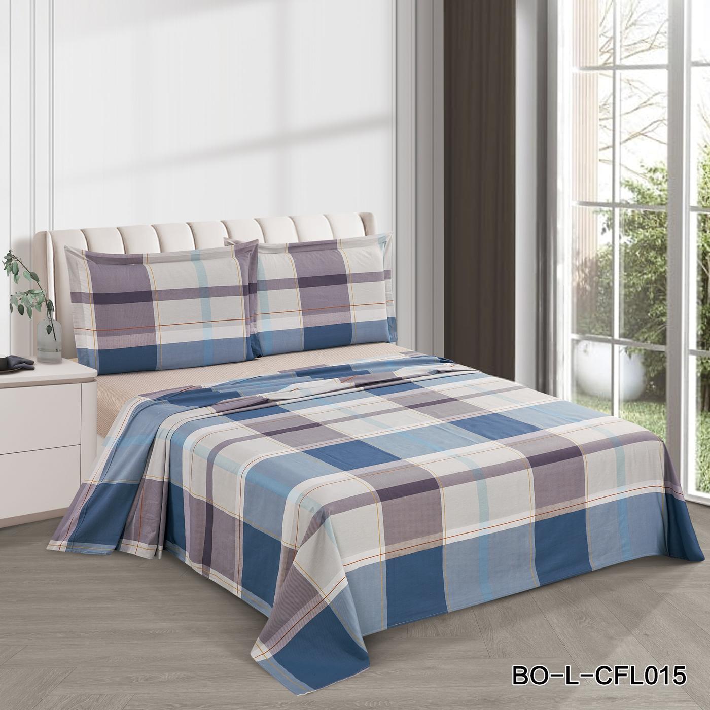 شراشف سرير قطن نفرين 4قطع