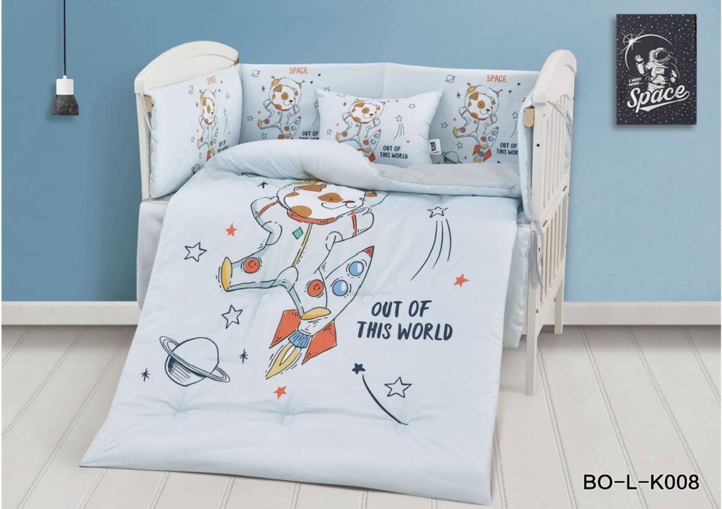 لحاف مواليد بحواجز 7 قطع