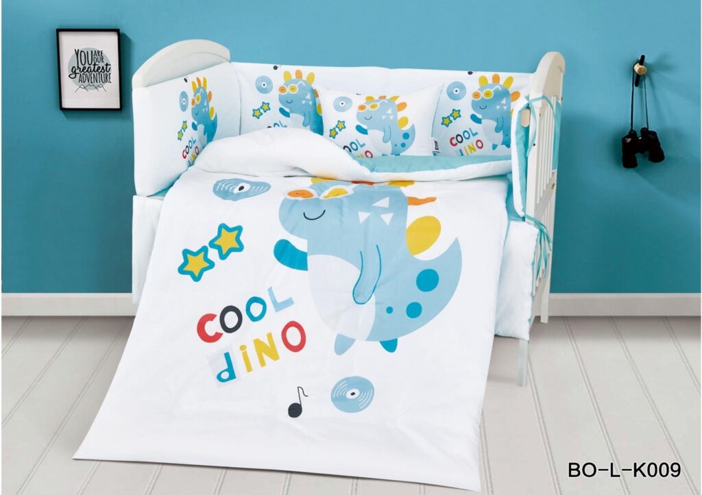 لحاف مواليد بحواجز 7 قطع