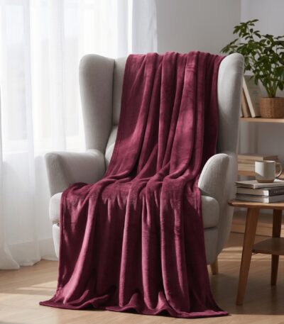 بطانية دفئ سادة عودي 200*230